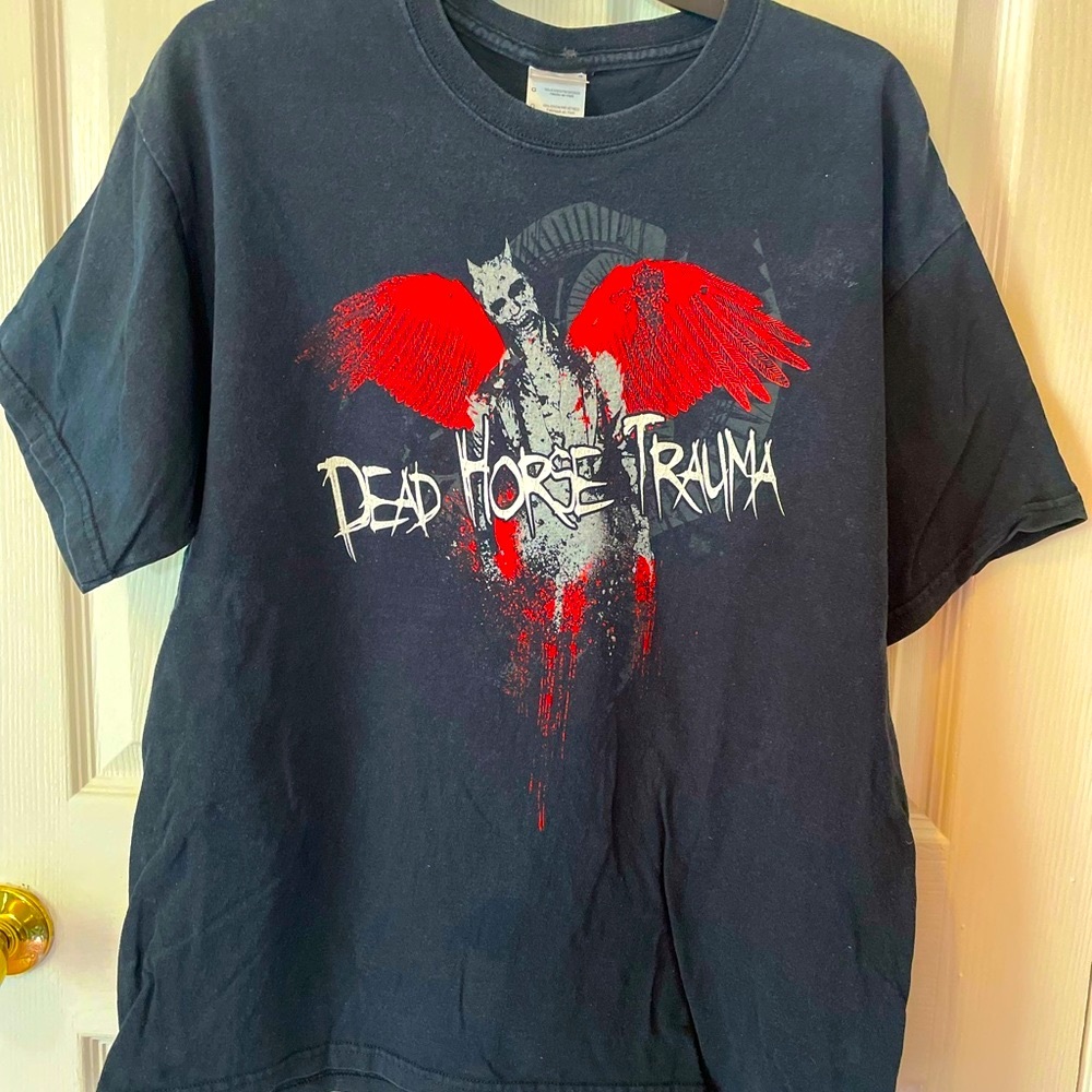 Dead Horse Trauma vintage T-shirt concert fun punk band music tee hardcore rock